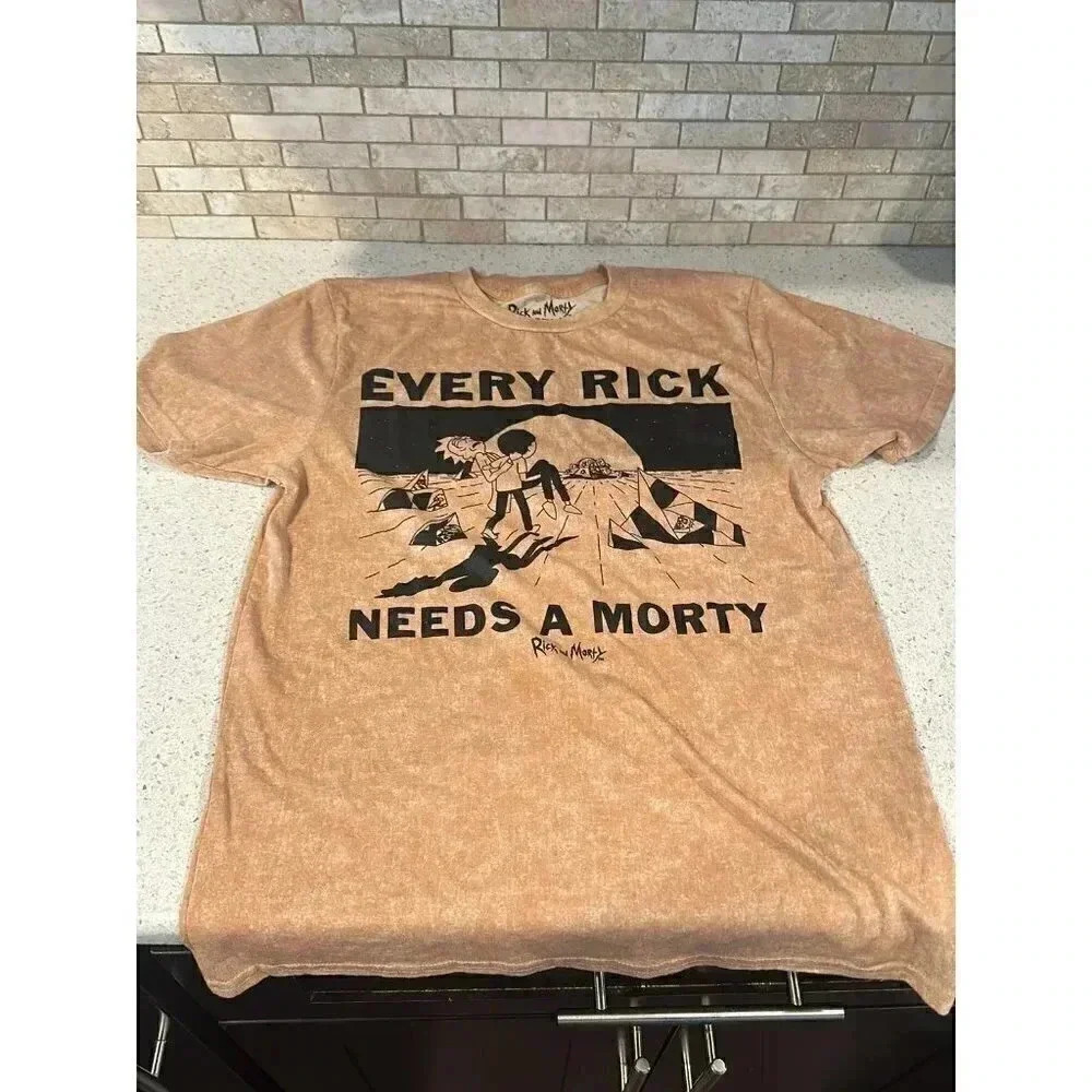 * LIMITED EDITION* Rick and Morty T-shirt Every Rick Needs‎ a Morty bs